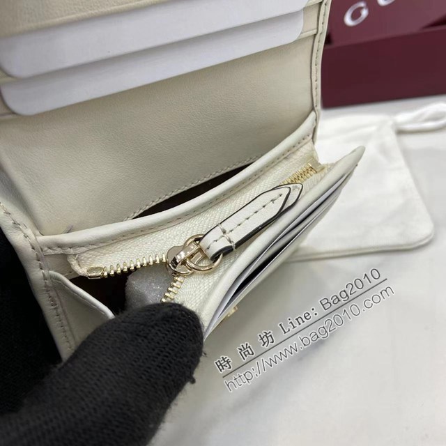 Gucci專櫃古馳最新款短夾錢包翻蓋短錢夾 jh2772型號：820692